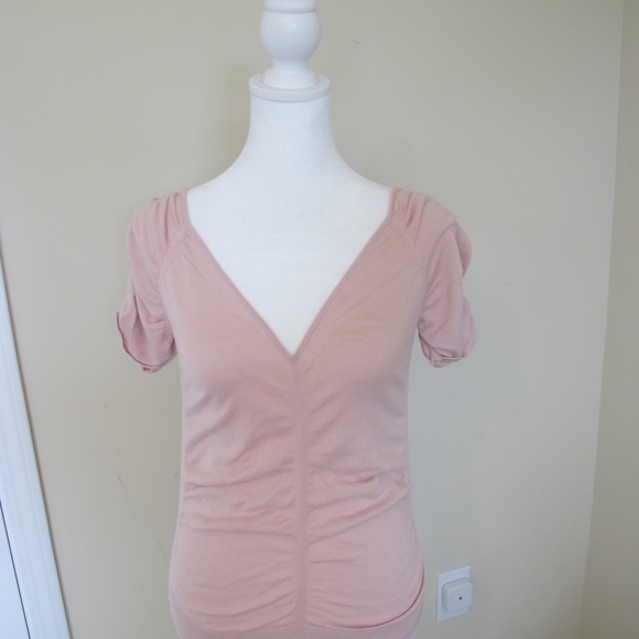 Express Tops - 🔴🔴🔴SOLD🔴🔴🔴Express Women's Short Sleeve pink date night Top Shirt Size : S EUC